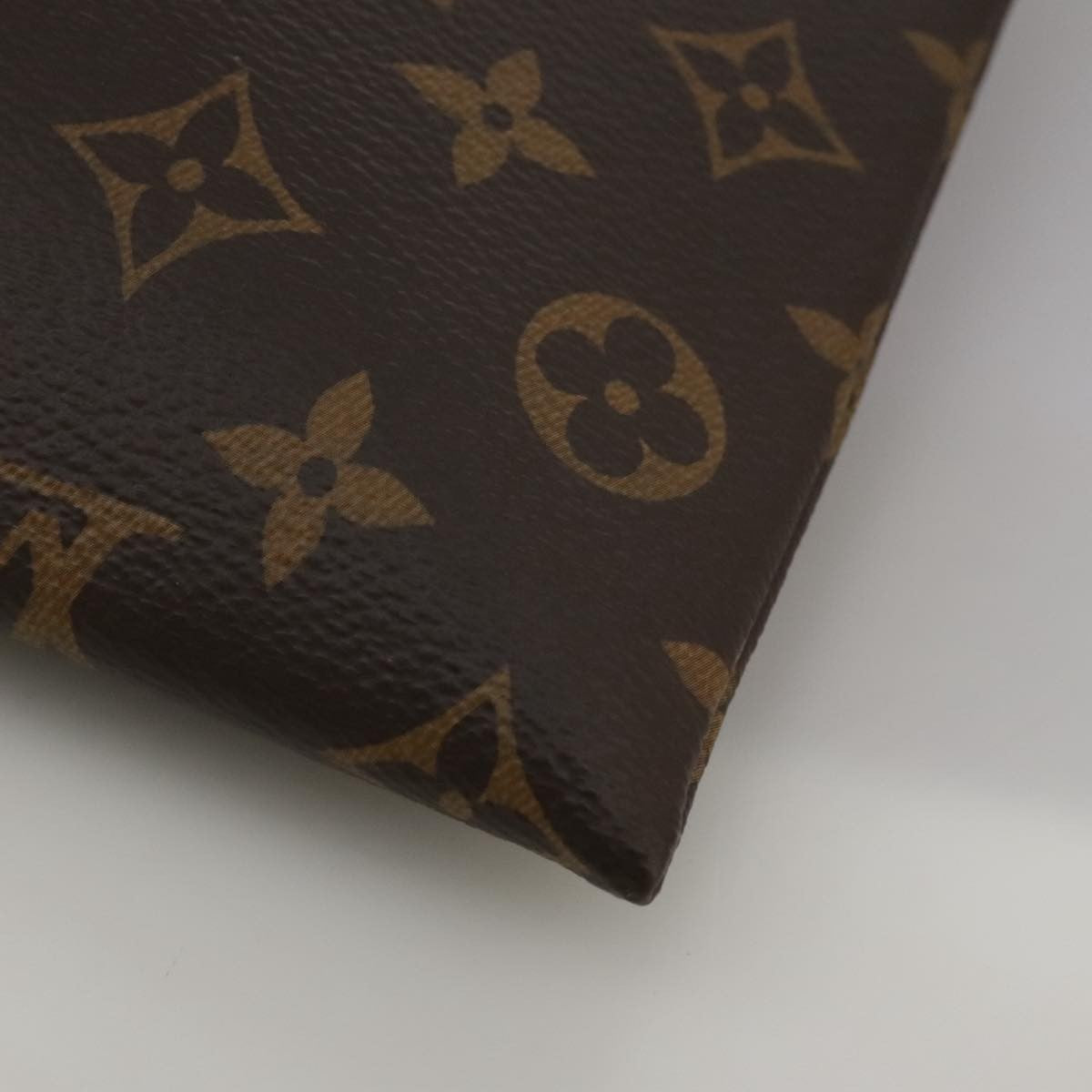 Louis Vuitton Solar Ray A4 Monogram Canvas Brown Canvas Clutche & Pouche Bag (Pre-Owned)