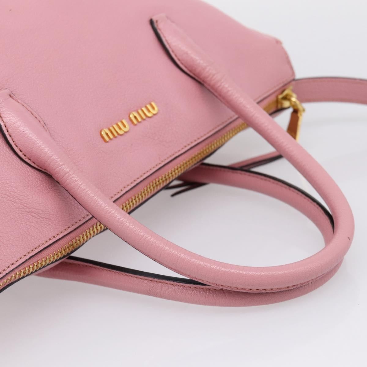Miu Miu Beau Top Handle Leather Multicolour Leather Handbag (Pre-Owned)