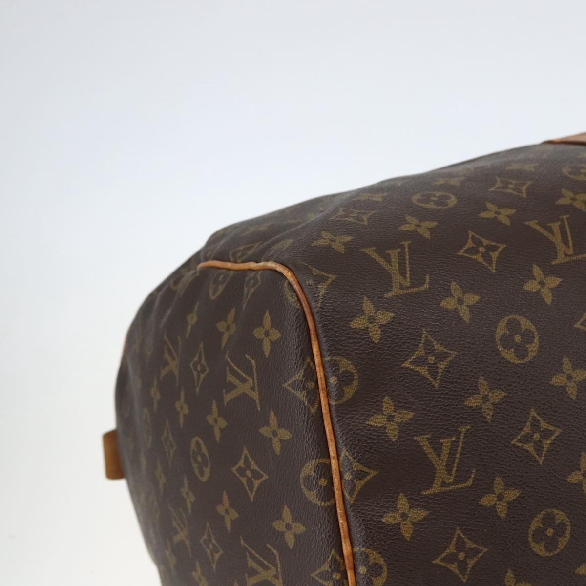 Louis Vuitton Keepall Monogram Canvas Brown Canvas Travel Bag Bag (Pre-Owned)