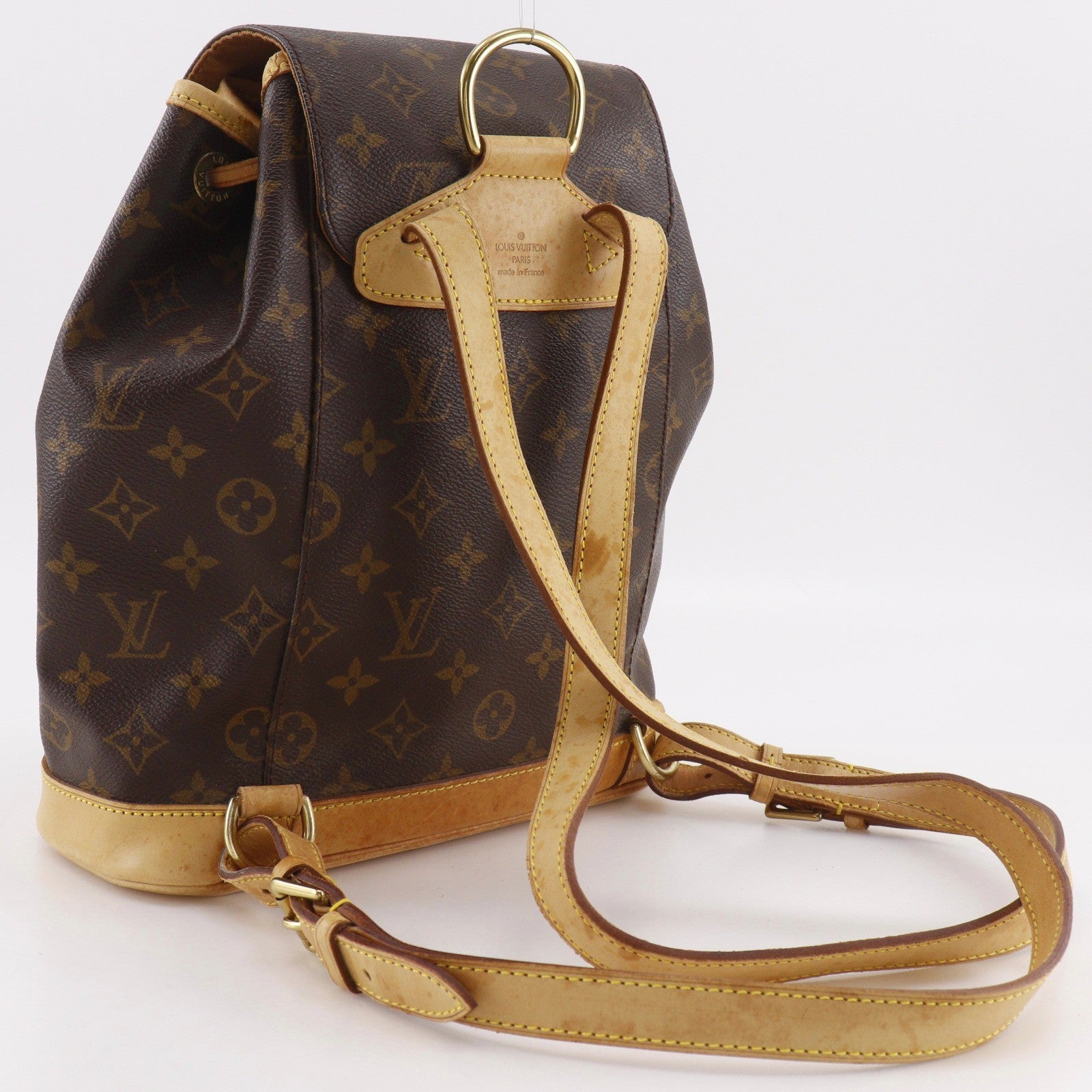 Louis Vuitton Montsouris Monogram Brown Canvas Backpack Bag (Pre-Owned)