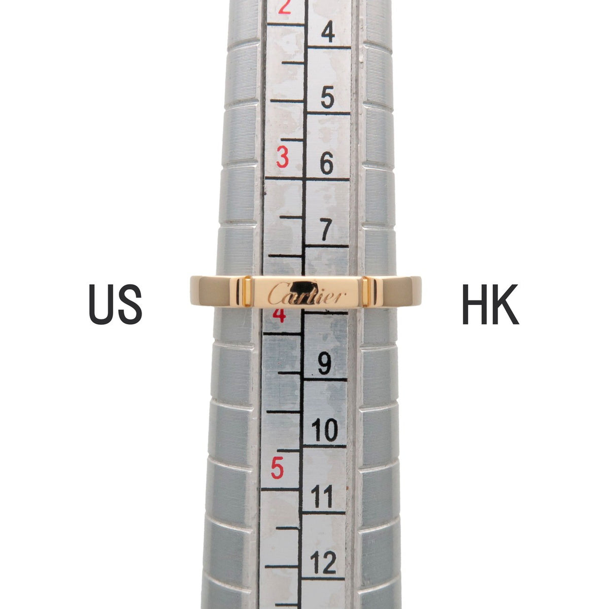 Cartier Maillon Panthere Band 18K Rose Gold Gold Yellow_Gold Ring Jewelry (Pre-Owned)
