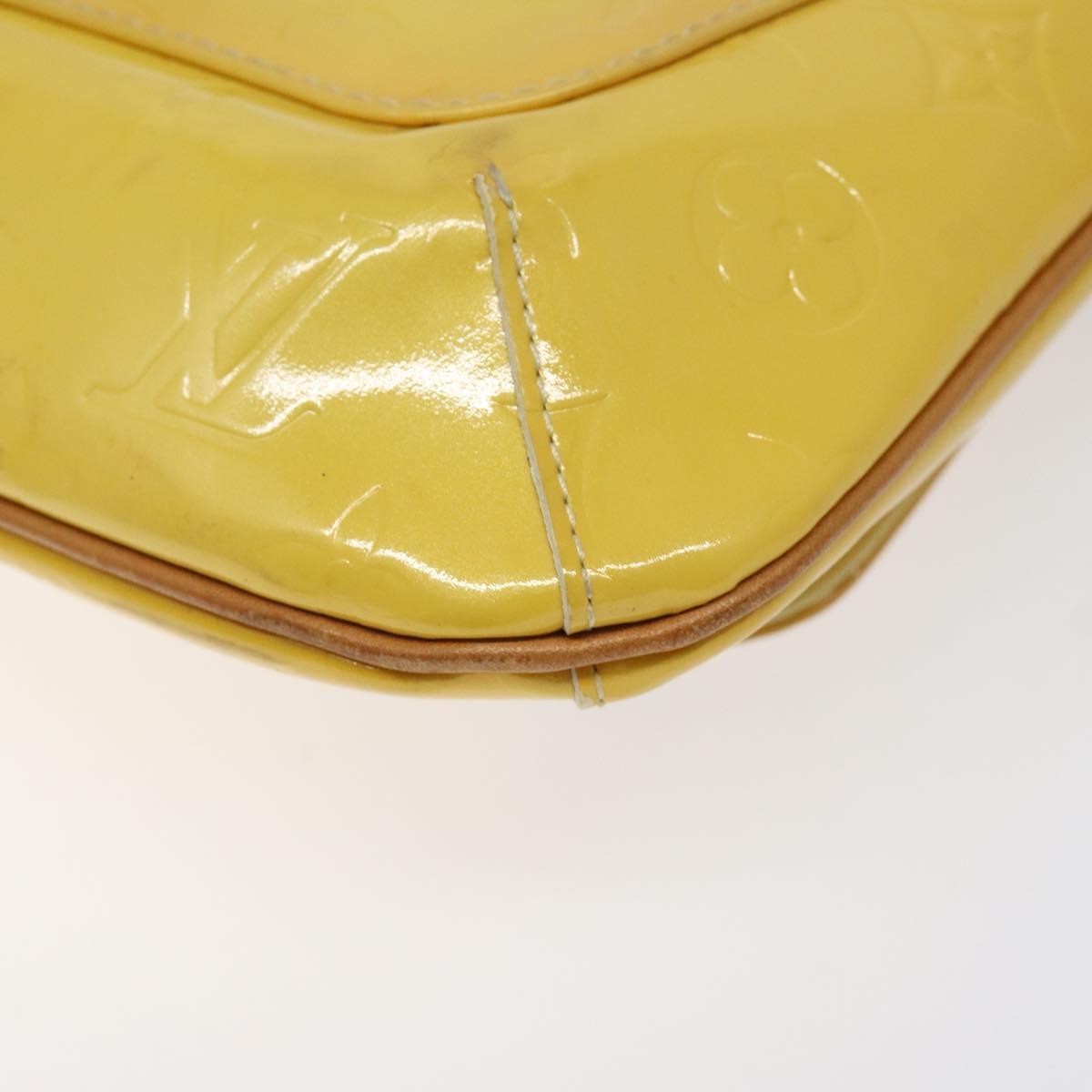 Louis Vuitton Thompson Street Monogram Vernis Yellow Patent_Leather Shoulder Bag Bag (Pre-Owned)