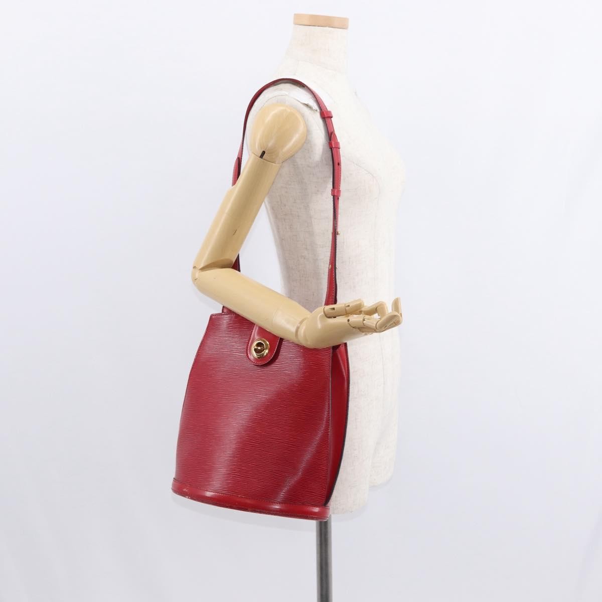 Louis Vuitton Cluny Epi Leather Red Leather Shoulder Bag Bag (Pre-Owned)