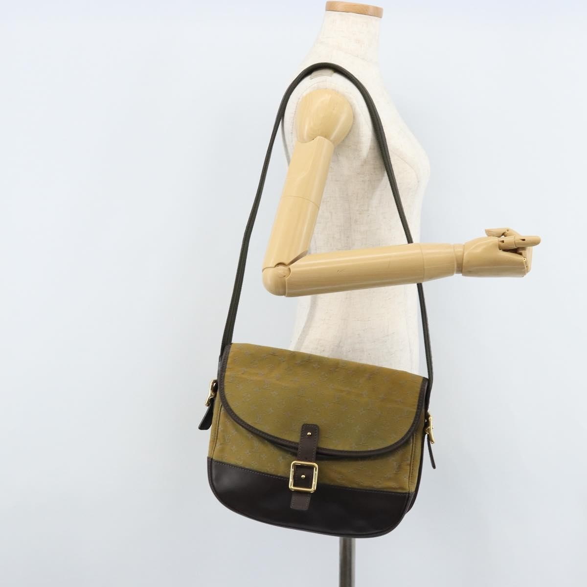 Louis Vuitton Marjorie Mini Lin Khaki Canvas Shoulder Bag Bag (Pre-Owned)