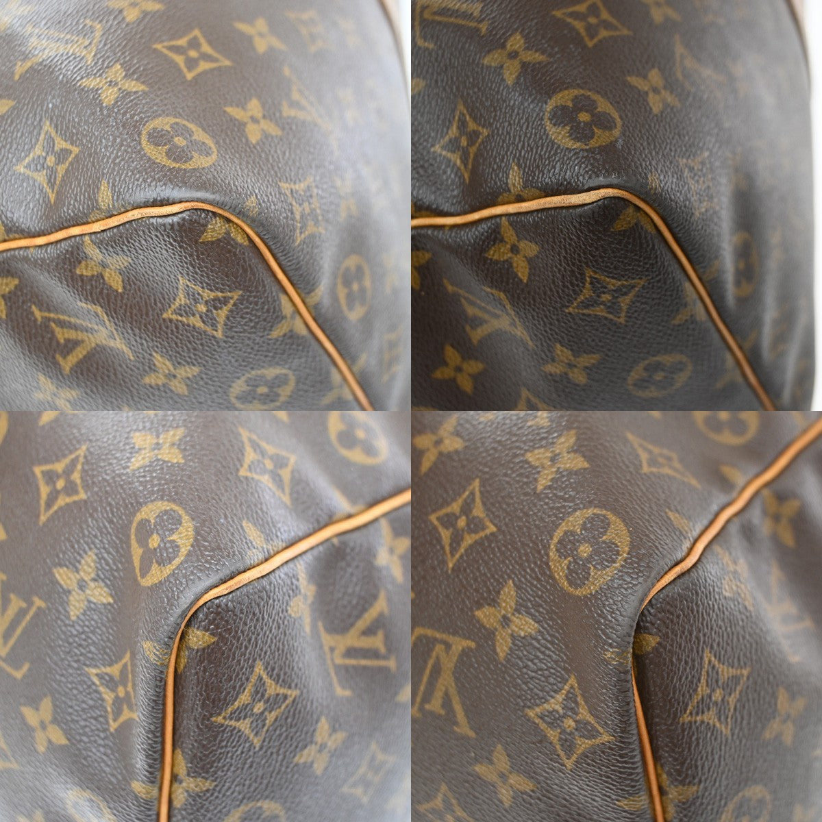 Louis Vuitton Keepall Monogram Brown Canvas Travel Bag Bag (Pre-Owned)