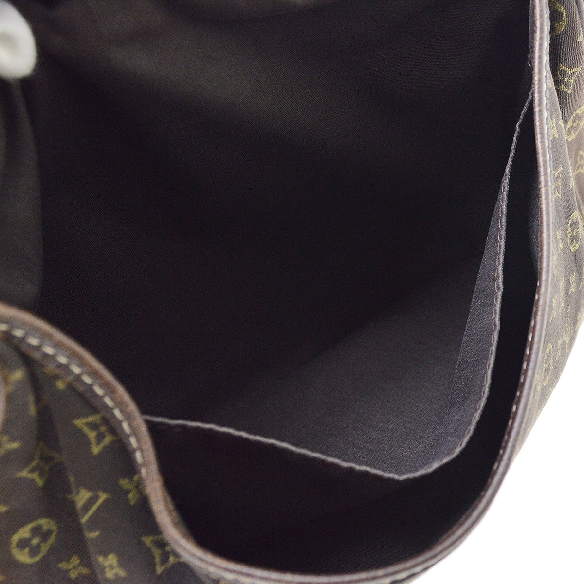 Louis Vuitton Saumur Mini Lin Brown Canvas Shoulder Bag Bag (Pre-Owned)