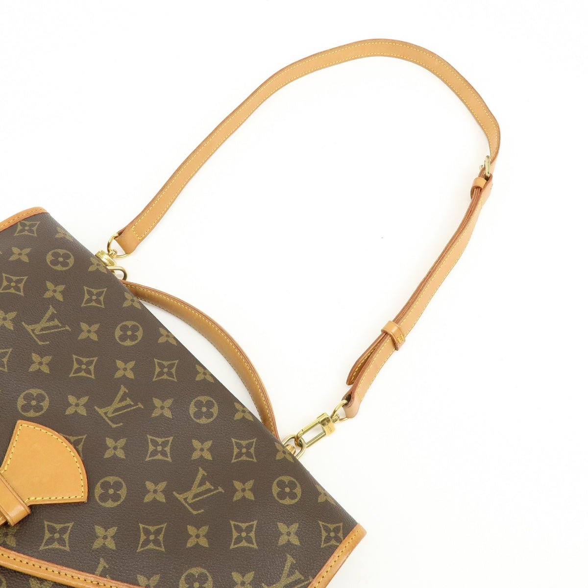 Louis Vuitton Beverly Monogram Canvas Brown Canvas Handbag (Pre-Owned)