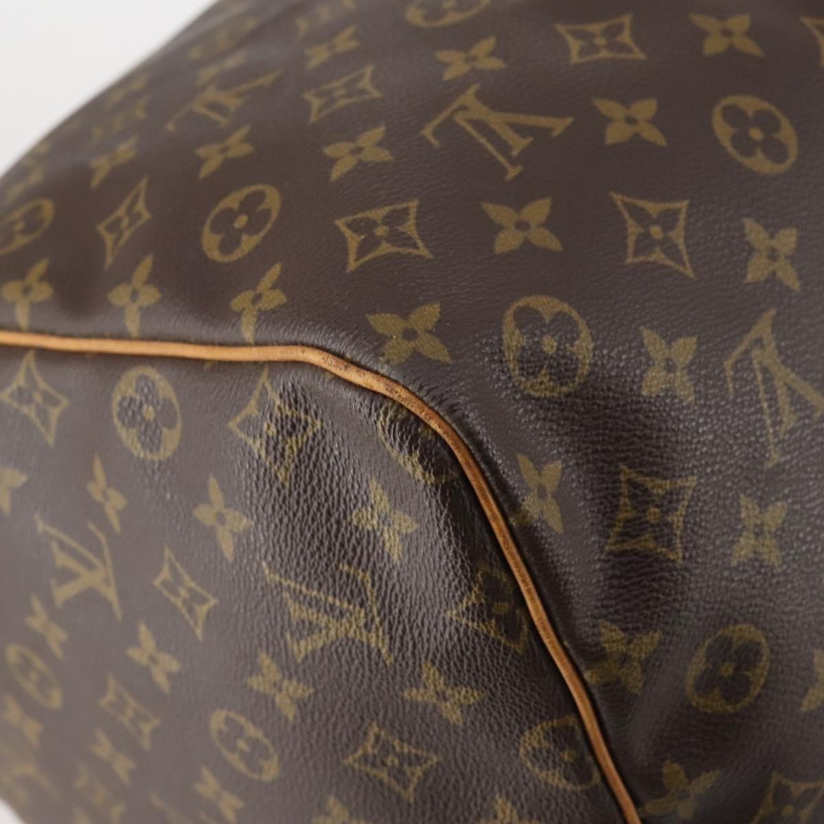 Louis Vuitton Keepall Monogram Canvas Brown Canvas Travel Bag Bag (Pre-Owned)