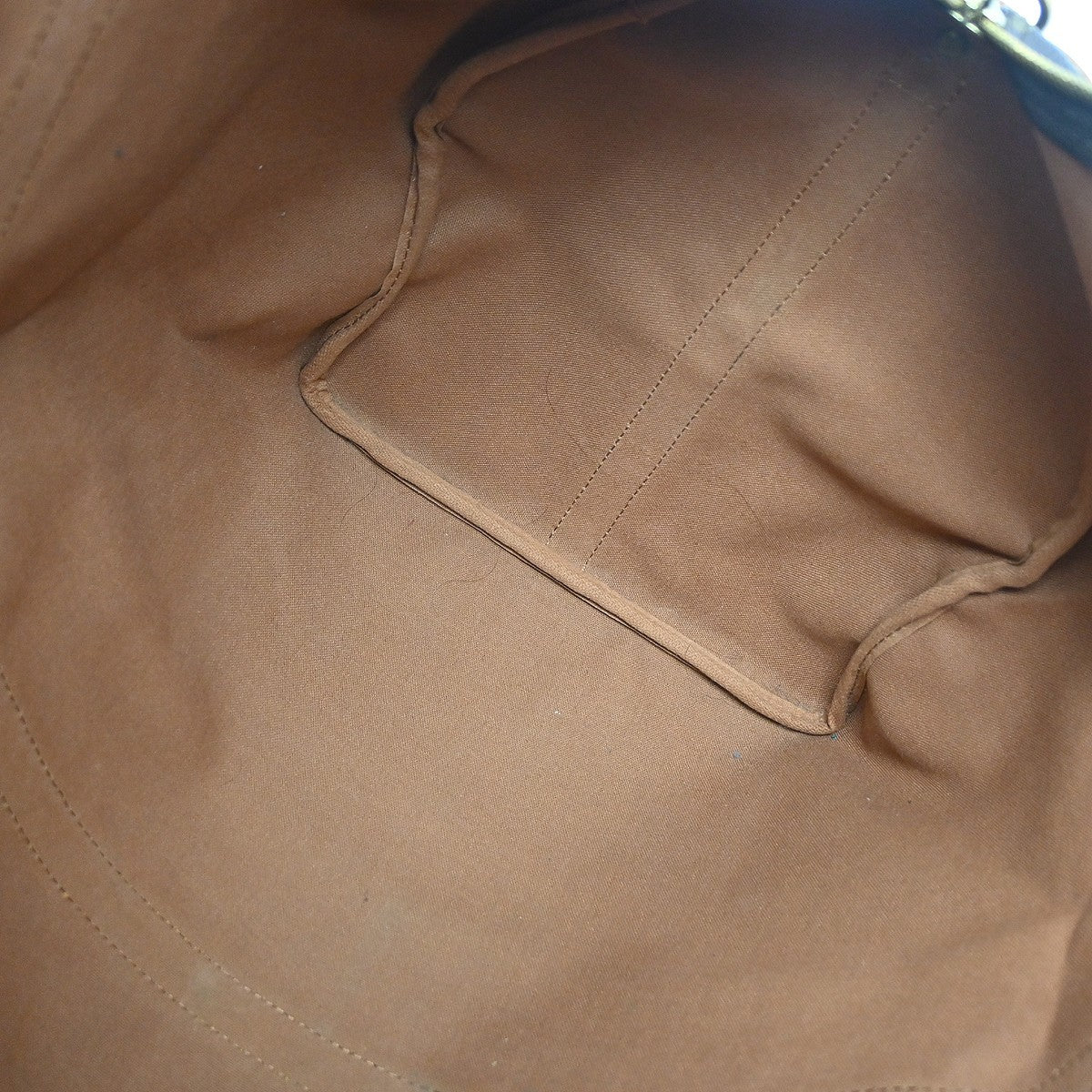 Louis Vuitton Keepall Bandoulière Monogram Brown Canvas Travel Bag Bag (Pre-Owned)
