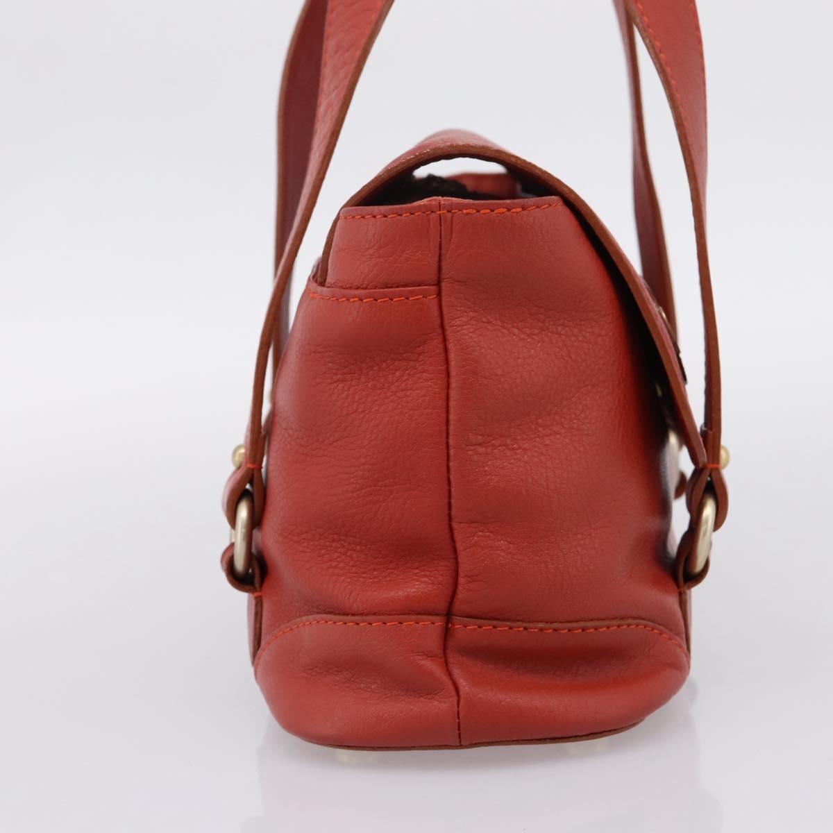 Chloe Handbag Leather Red Leather Handbag (Pre-Owned)