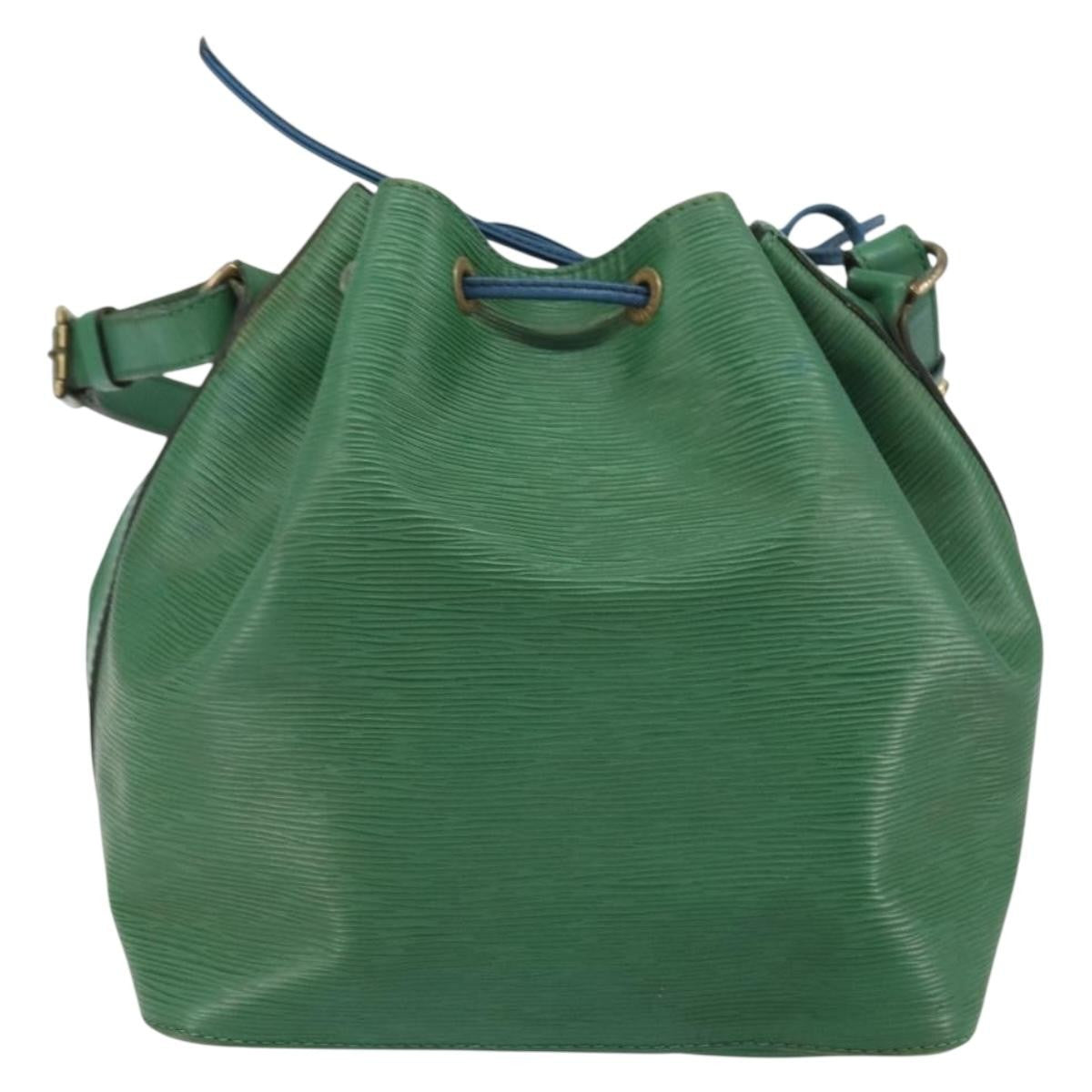 Louis Vuitton Petit Noe Epi Leather Green Leather Shoulder Bag Bag (Pre-Owned)