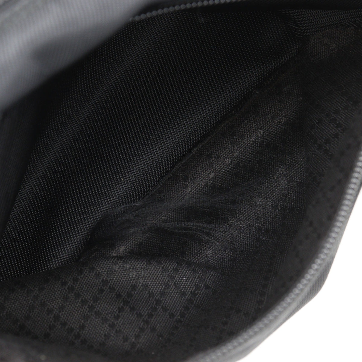 Gucci Sherry Bamboo Nylon Black Nylon Shoulder Bag Bag (Pre-Owned)