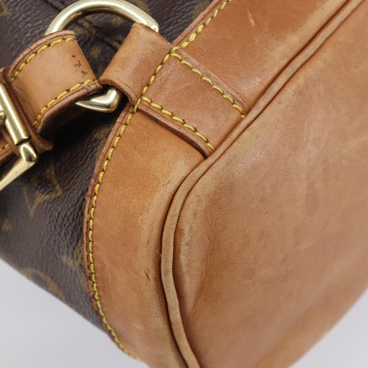 Louis Vuitton Vintage Montsouris Monogram Canvas Brown Canvas Backpack Bag (Pre-Owned)