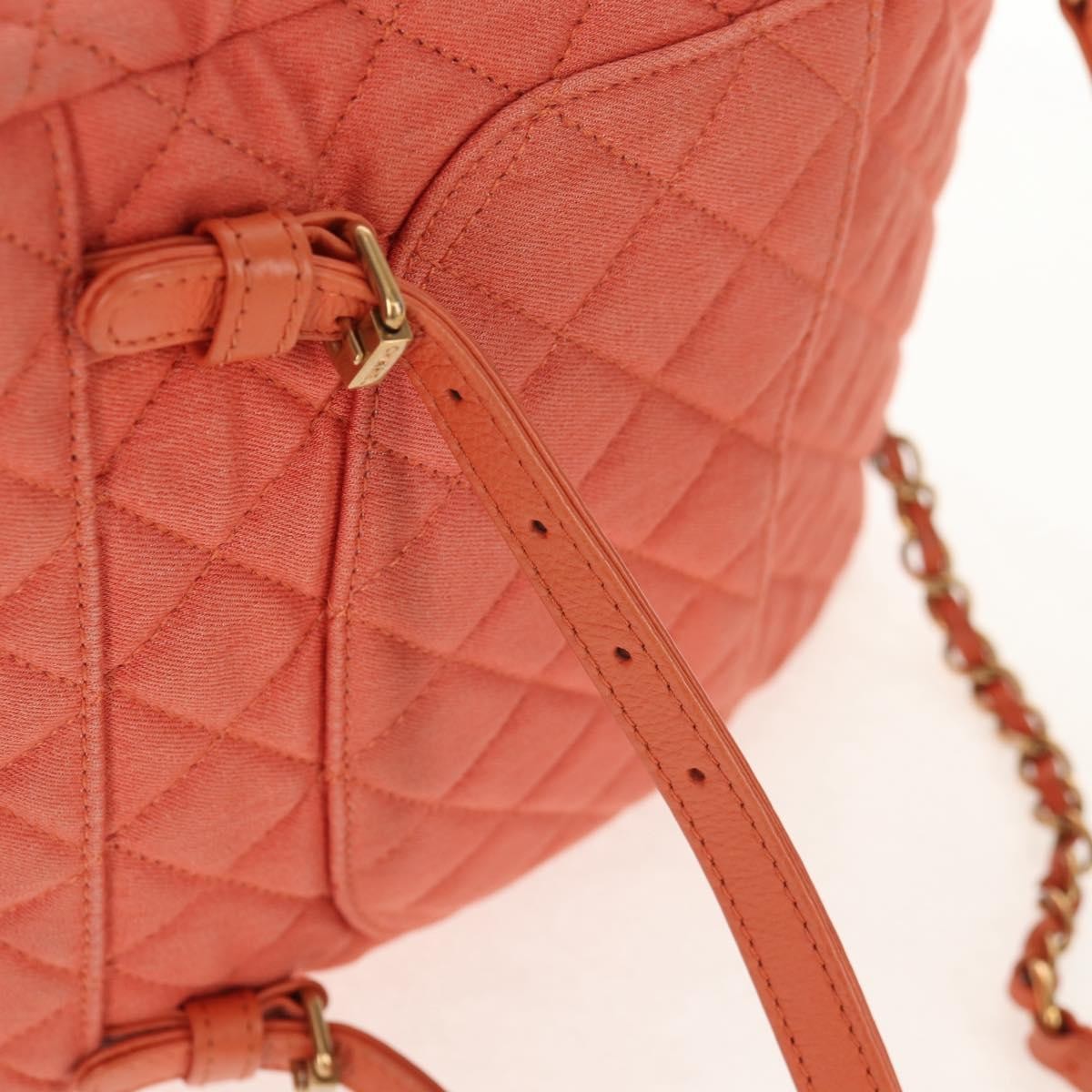 Chanel Vintage Flap Denim Pink Denim_Jeans Backpack Bag (Pre-Owned)