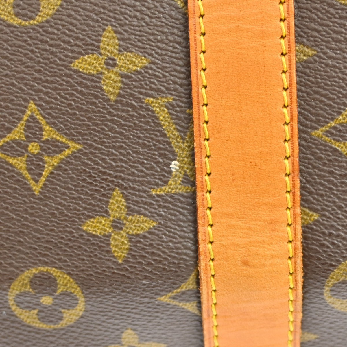 Louis Vuitton Keepall Monogram Brown Canvas Travel Bag Bag (Pre-Owned)
