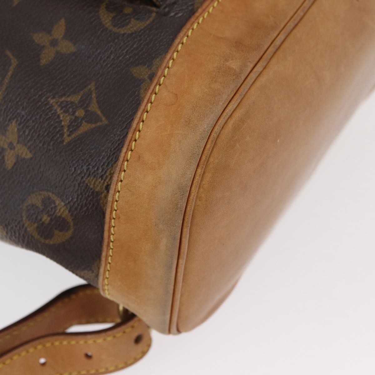 Louis Vuitton Vintage Montsouris Monogram Canvas Brown Canvas Backpack Bag (Pre-Owned)