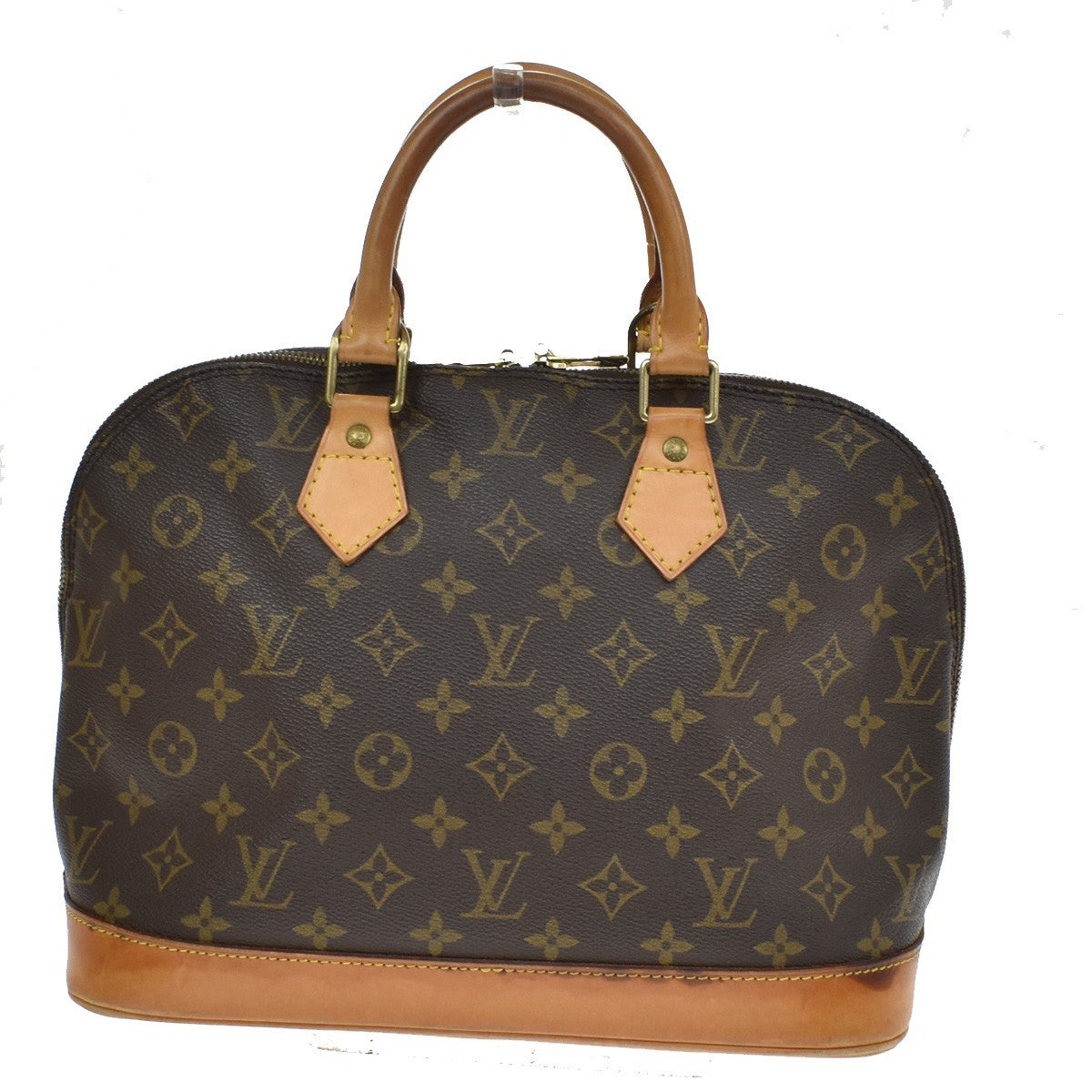 Louis Vuitton Vintage Alma Monogram Canvas Brown Canvas Handbag (Pre-Owned)