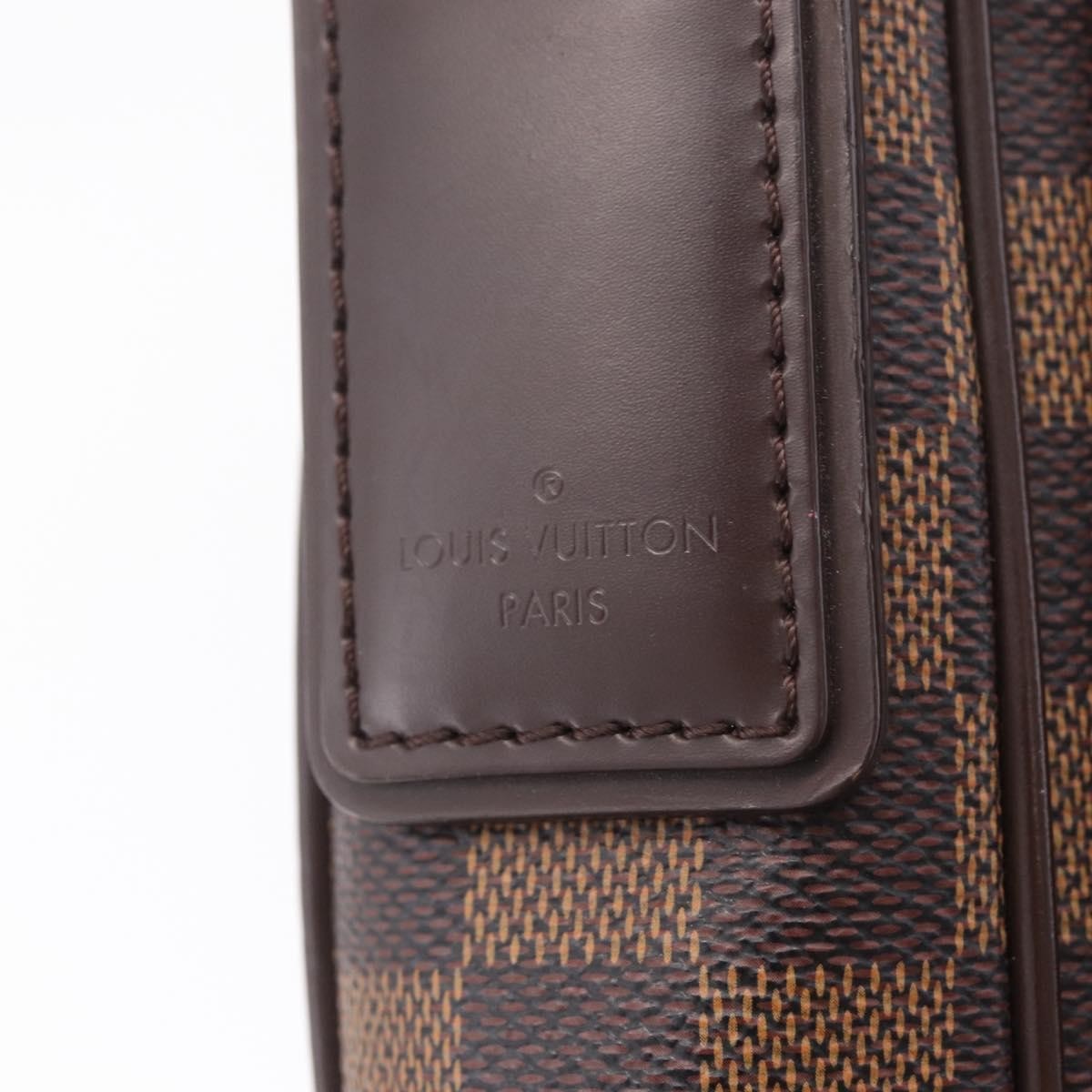 Louis Vuitton District Messenger Damier Brown Canvas Handbag (Pre-Owned)
