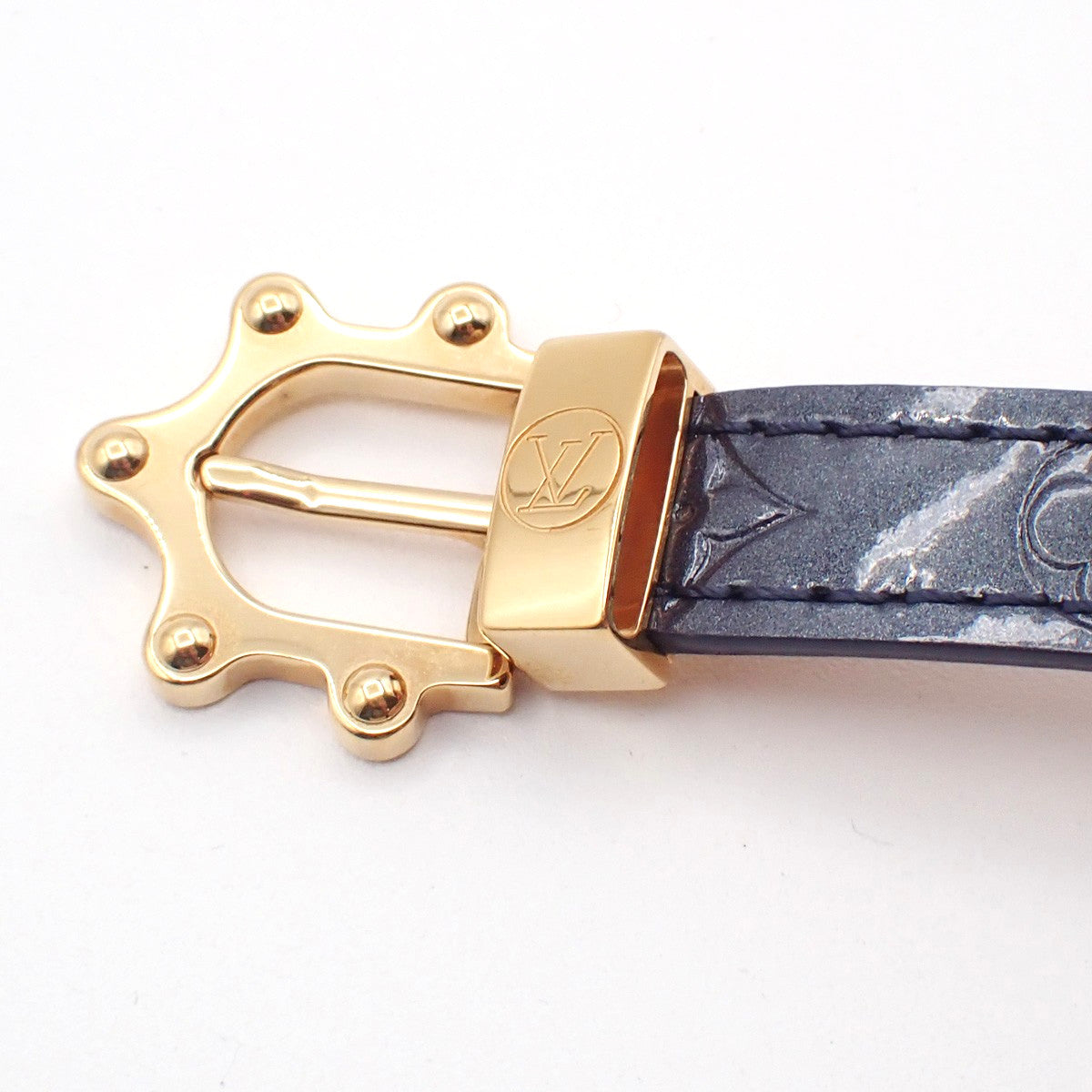 Louis Vuitton Triple Tour Monogram Vernis Purple Patent_Leather Bracelet Jewelry (Pre-Owned)