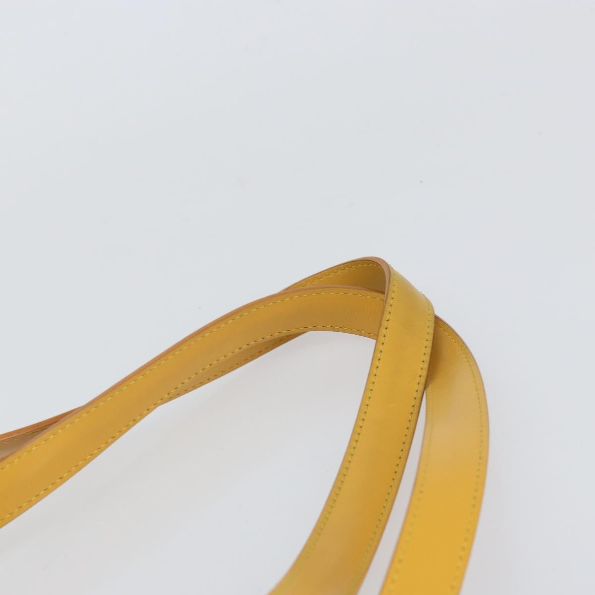 Louis Vuitton Saint Jacques Epi Leather Yellow Leather Handbag (Pre-Owned)