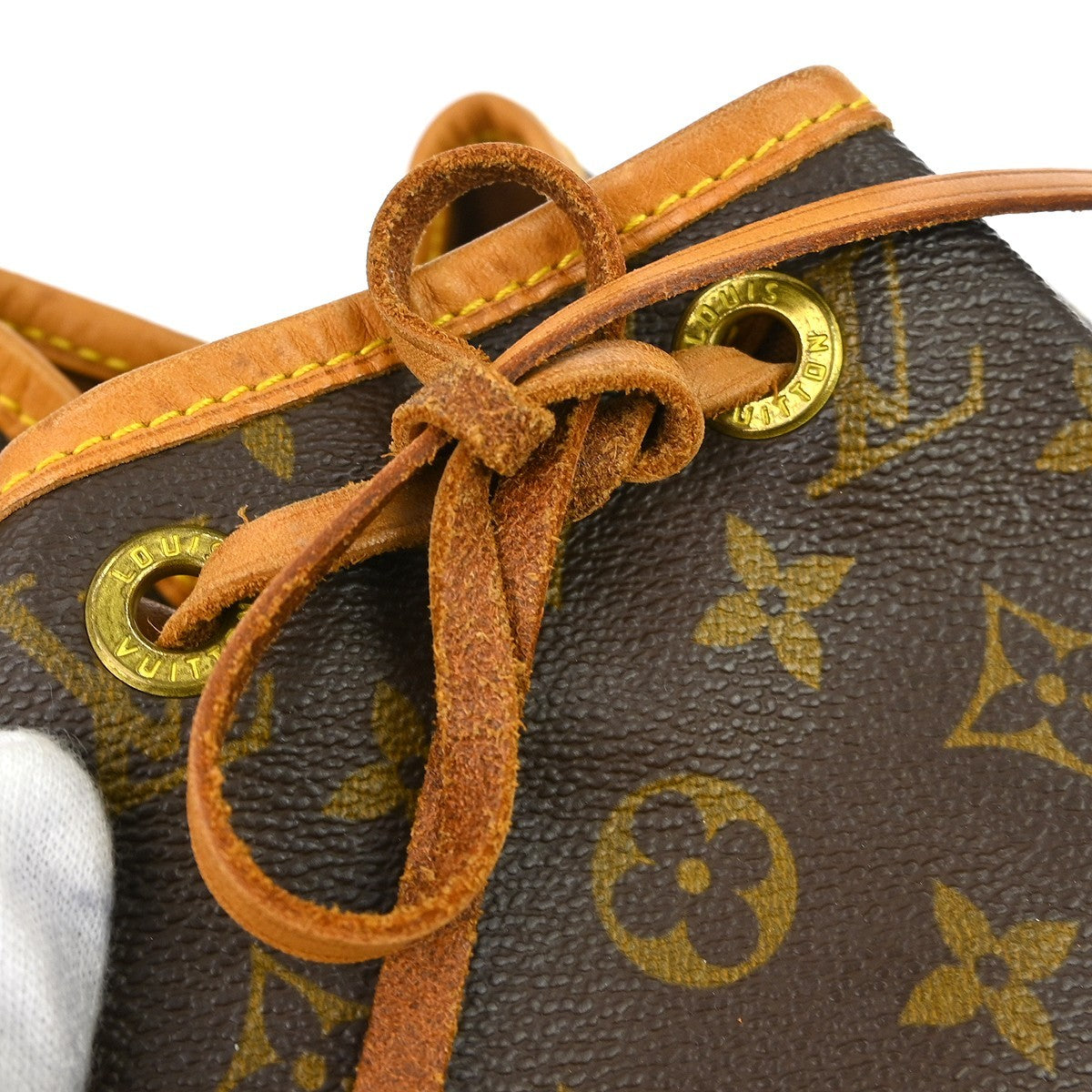 Louis Vuitton Vintage Montsouris Monogram Canvas Brown Canvas Backpack Bag (Pre-Owned)