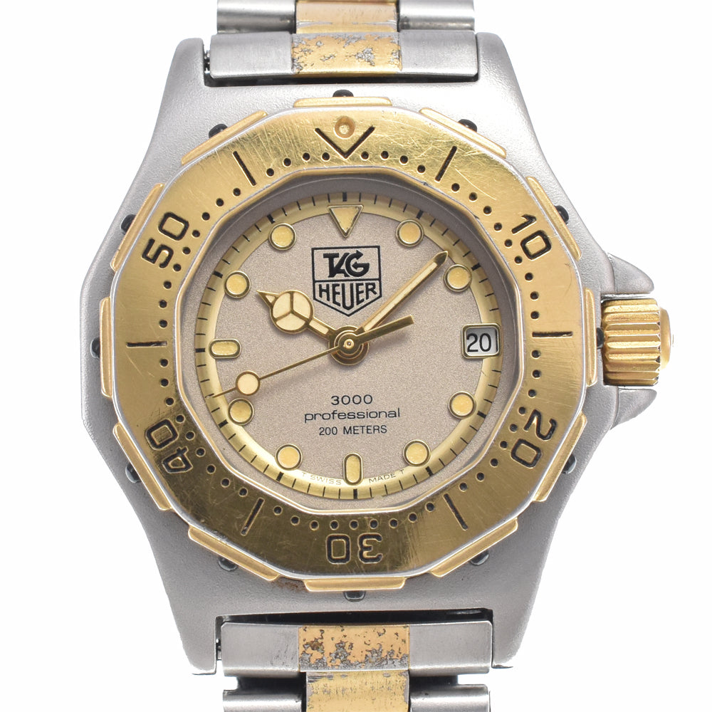 Tag Heuer 3000 Professional 200M Stainless Steel With Gold Plated Watch (Pre-Owned)
