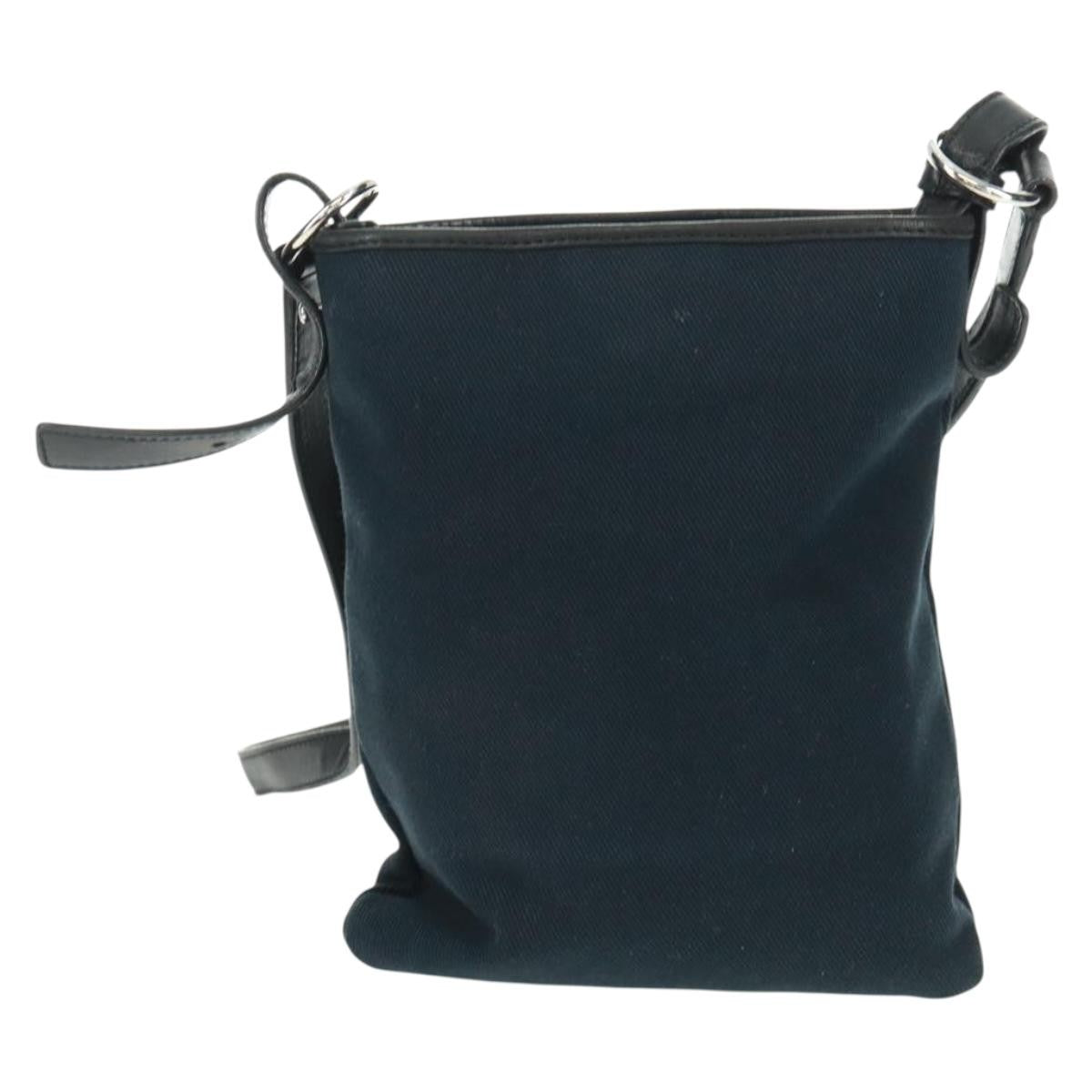 Saint Laurent Vintage Canvas Black Canvas Handbag (Pre-Owned)
