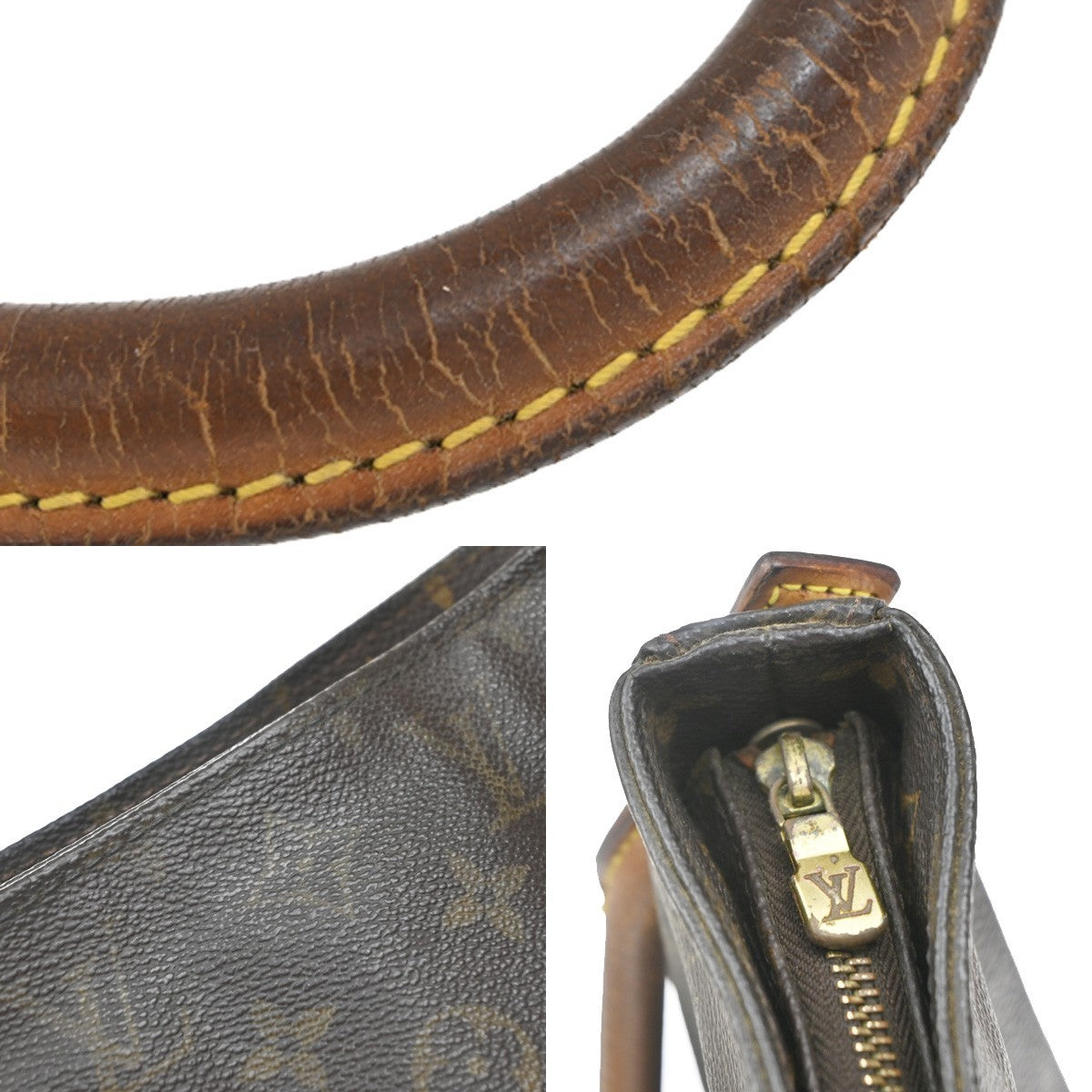 Louis Vuitton Looping Monogram Canvas Brown Canvas Handbag (Pre-Owned)