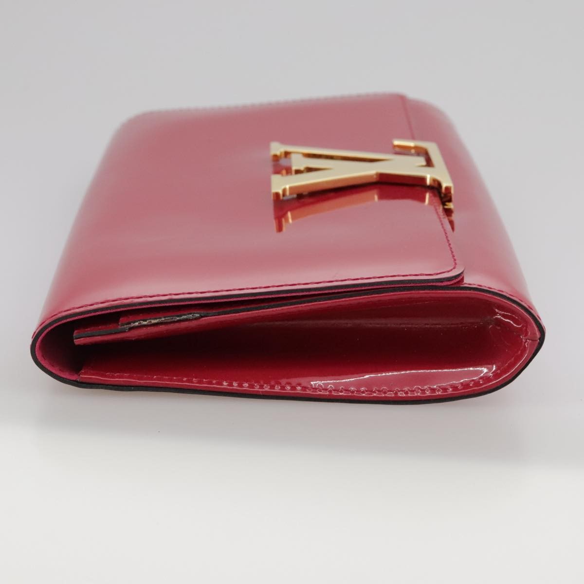 Louis Vuitton Louise Clutch Patent Pink Patent_Leather Bag (Pre-Owned)