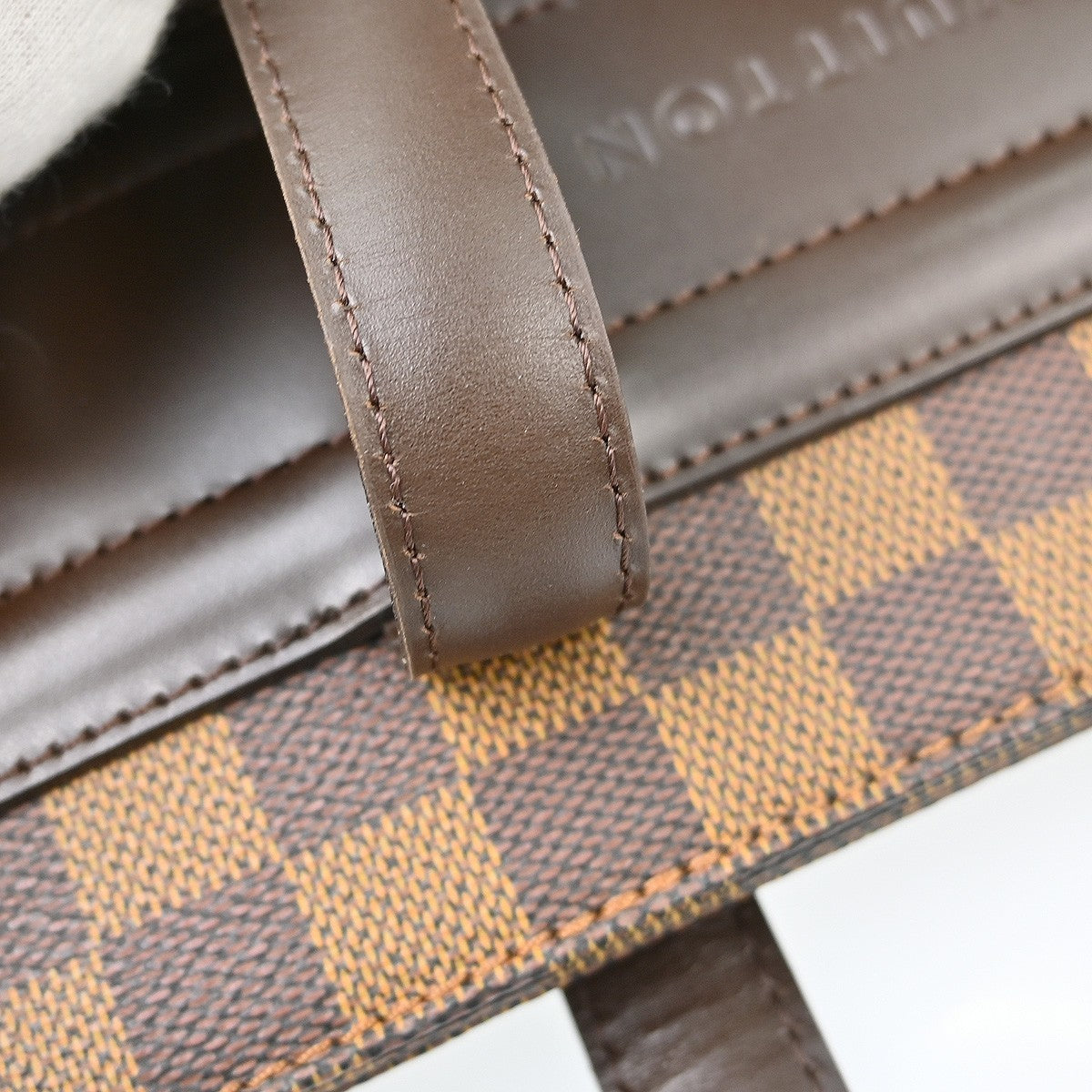 Louis Vuitton Parioli Damier Ebene Brown Canvas Shoulder Bag Bag (Pre-Owned)