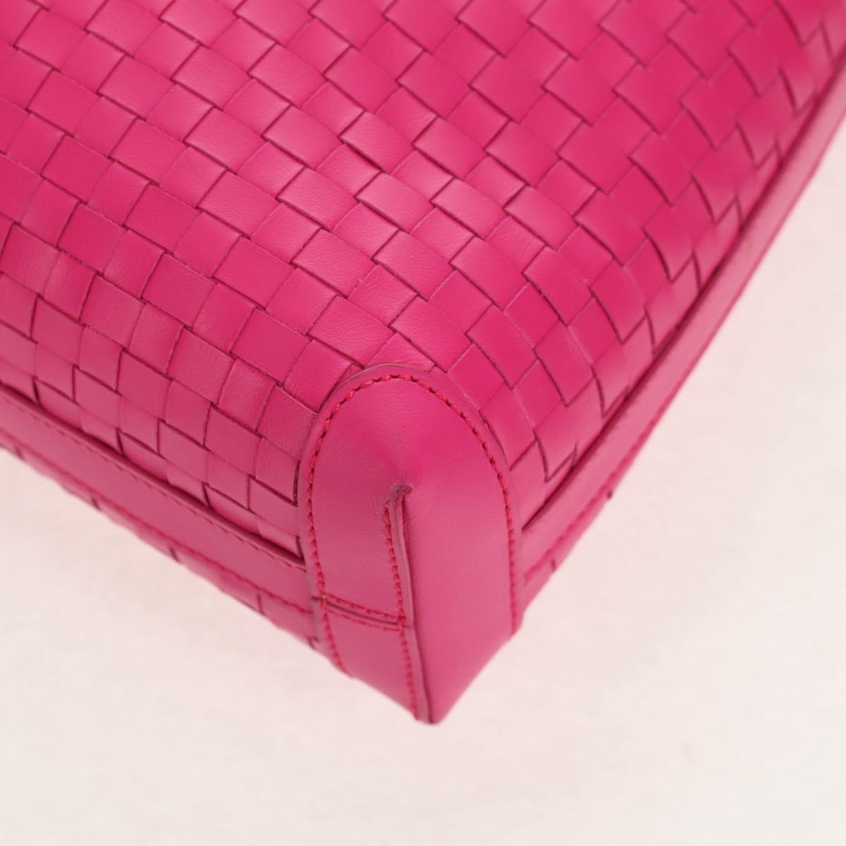 Salvatore Ferragamo Gancini Leather Pink Leather Shoulder Bag Bag (Pre-Owned)
