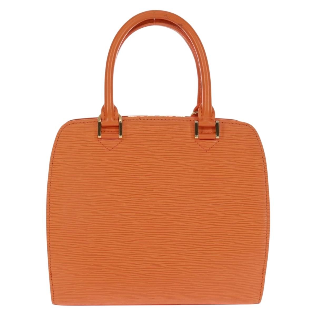 Louis Vuitton Pont Neuf Epi Leather Orange Leather Handbag (Pre-Owned)