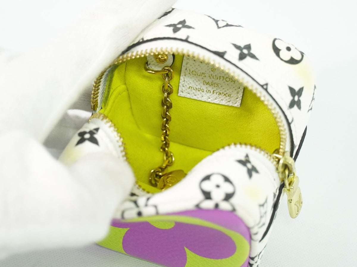 Louis Vuitton Cube Coin Purse Limited Edition Colored Monogram Giant Multicolour Canvas Clutche & Pouche Bag (Pre-Owned)