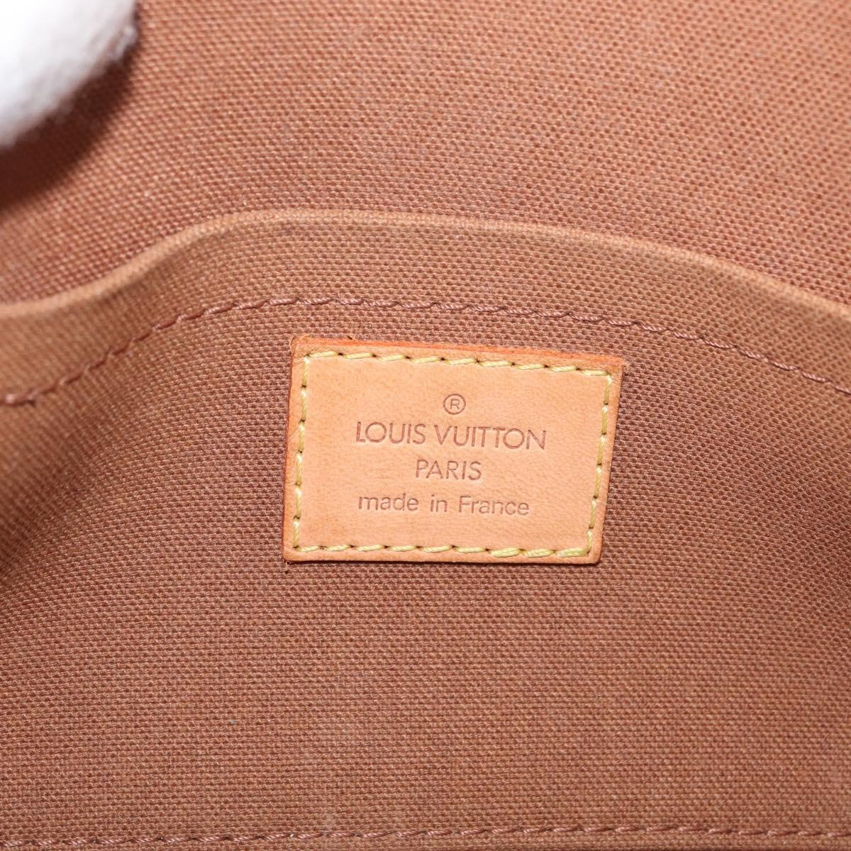 Louis Vuitton Marelle Waist Monogram Canvas Brown Canvas Handbag (Pre-Owned)