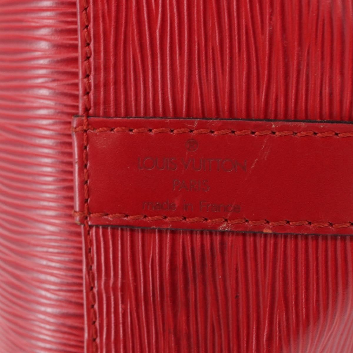 Louis Vuitton Petit Noe Epi Leather Red Leather Shoulder Bag Bag (Pre-Owned)