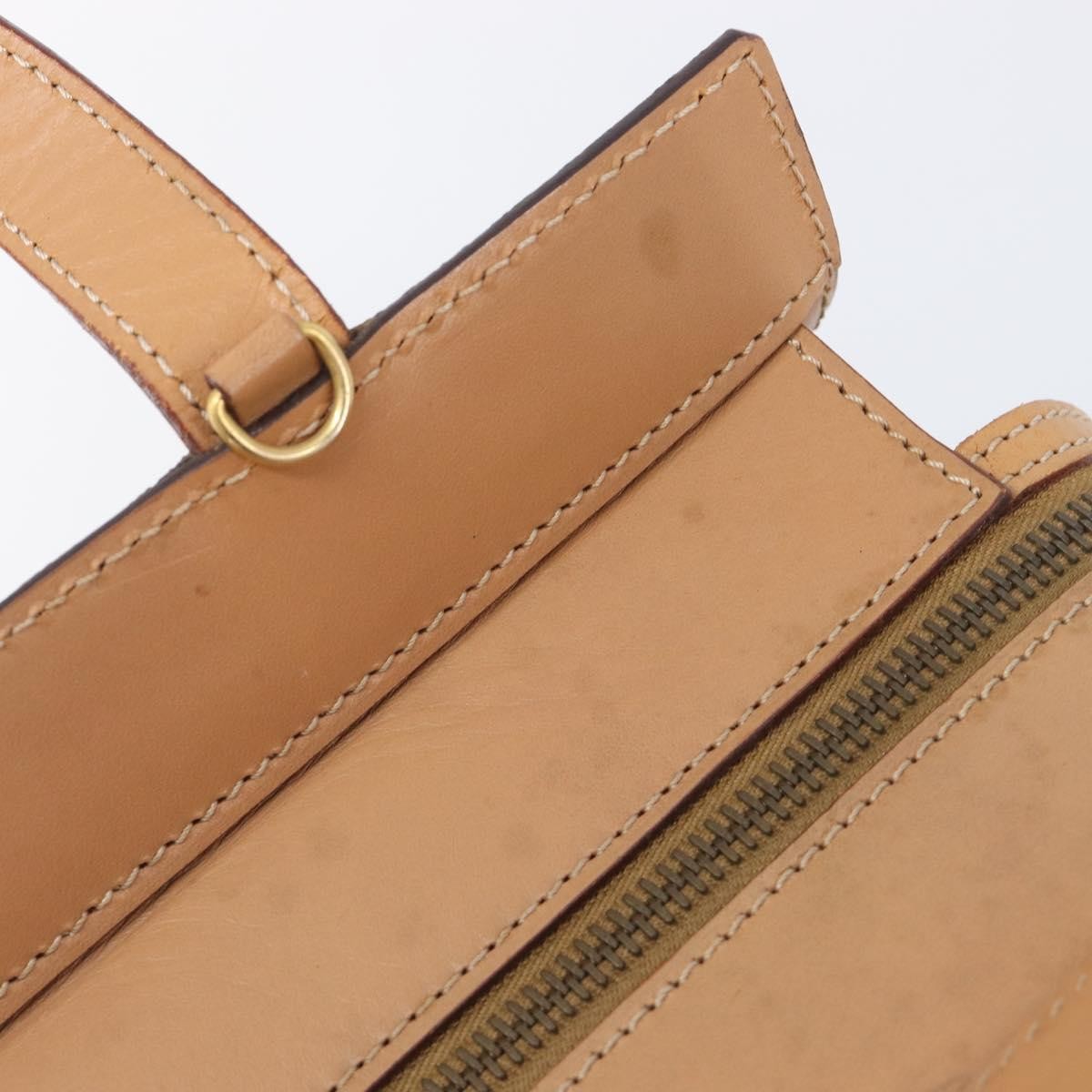 Celine Handbag Canvas Brown Canvas Handbag (Pre-Owned)
