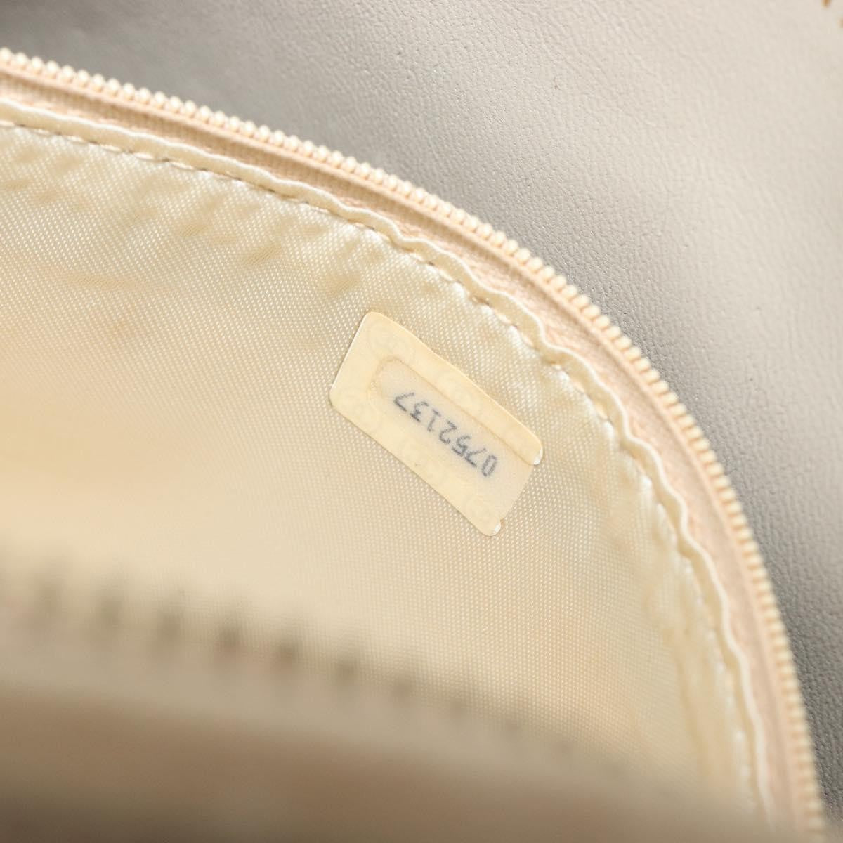 Chanel Vintage Cc Tassel Camera Lambskin Beige Leather Shoulder Bag Bag (Pre-Owned)