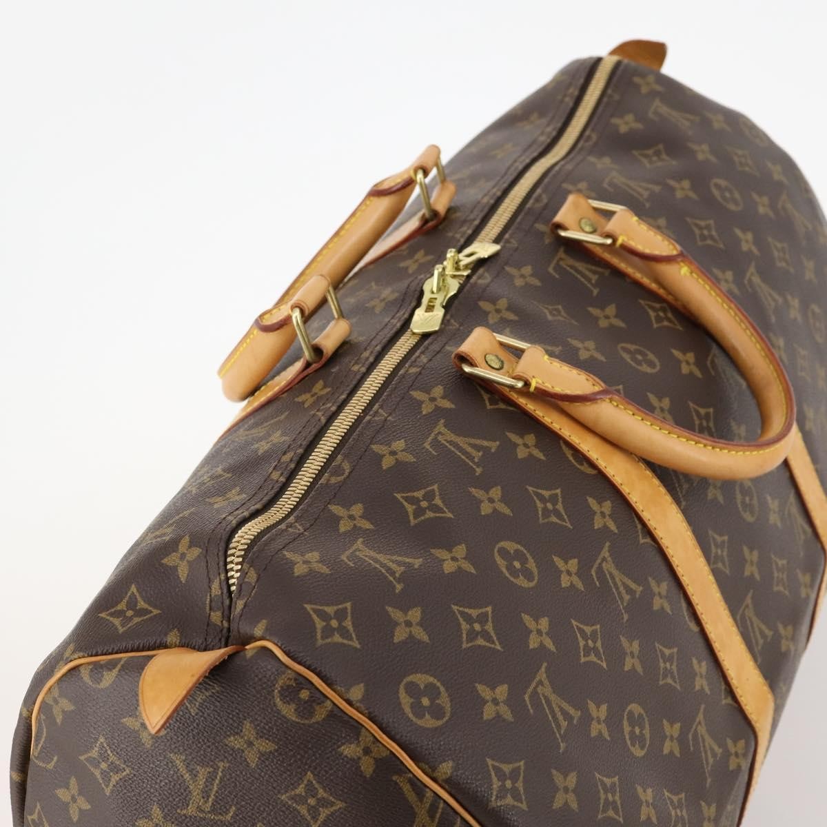 Louis Vuitton Keepall Monogram Canvas Brown Canvas Travel Bag Bag (Pre-Owned)