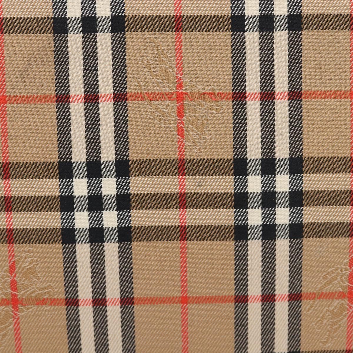 Burberry Nova Check Pochette Canvas Beige Canvas Clutche & Pouche Bag (Pre-Owned)