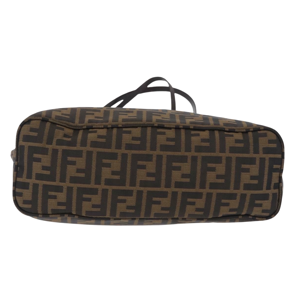 Fendi Zucca Canvas Brown Canvas Tote Bag Bag (Pre-Owned)