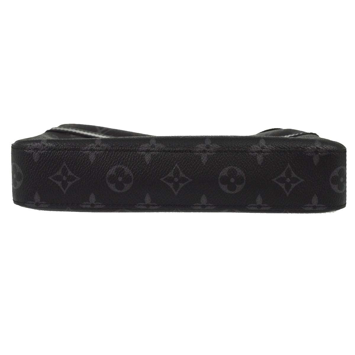 Louis Vuitton Trio Messenger Reverse Monogram Eclipse Canvas Black Canvas Handbag (Pre-Owned)