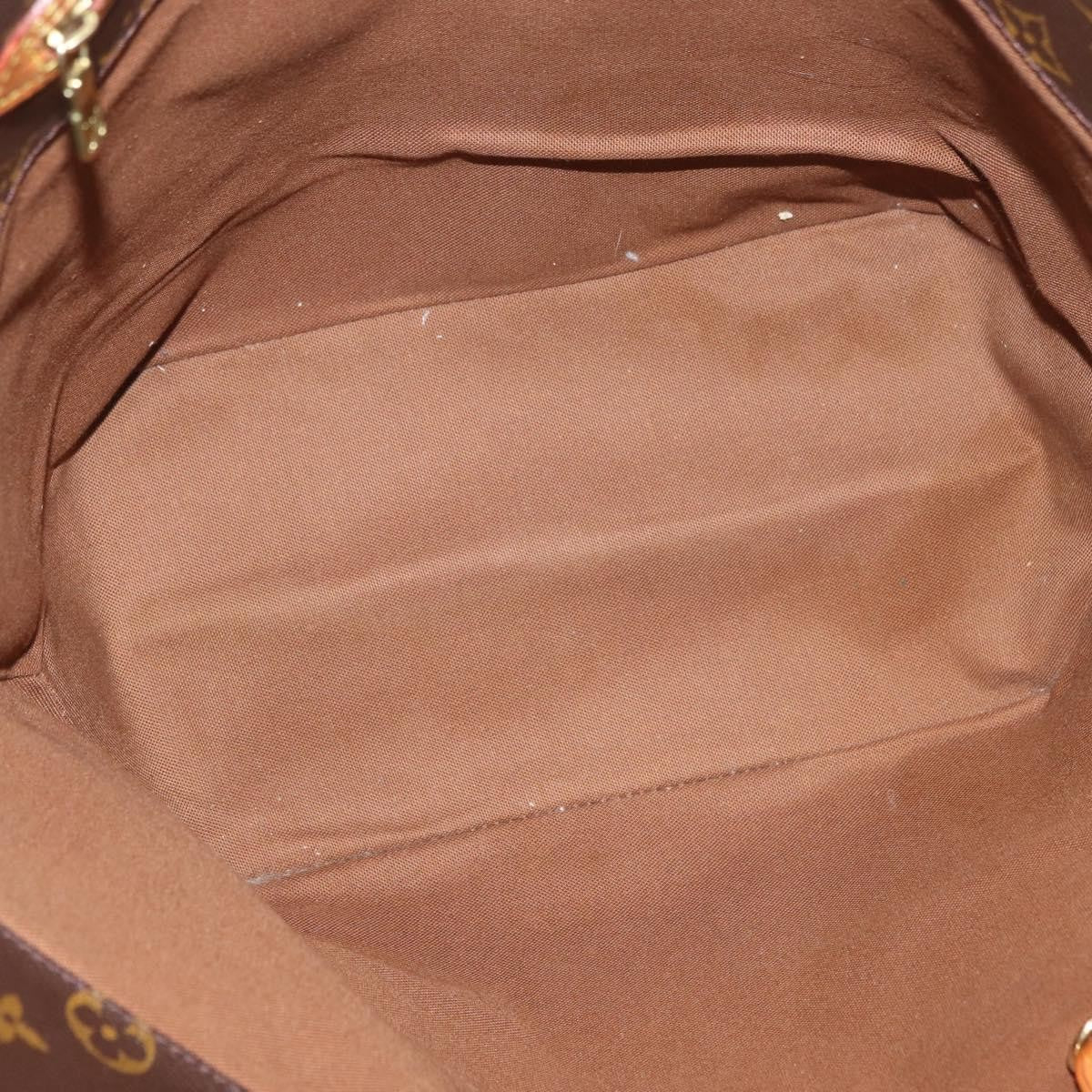Louis Vuitton Shopping Sac Monogram Canvas Brown Canvas Handbag (Pre-Owned)