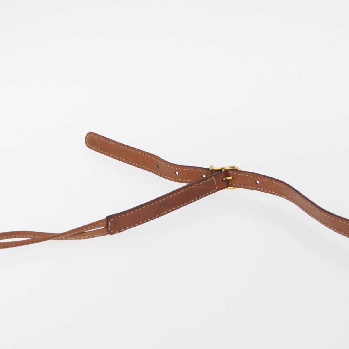 Celine Vintage Macadam Canvas And Leather Brown Canvas Shoulder Bag Bag (Pre-Owned)