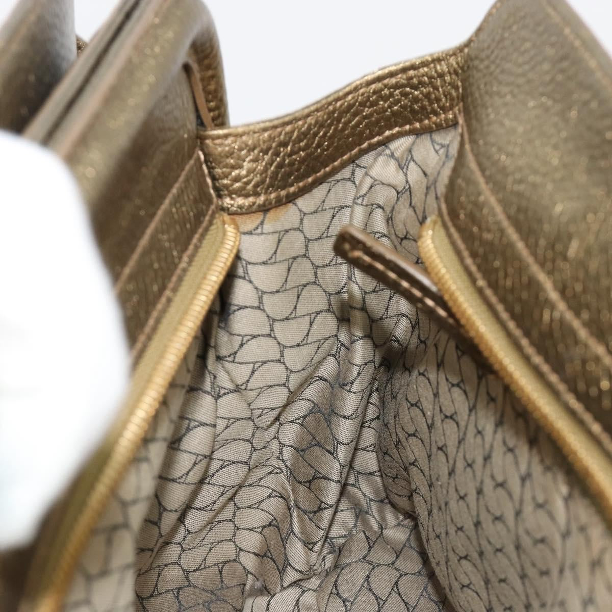 Cartier Chain Ladonia Shoulder Leather Gold Suede Tote Bag Bag (Pre-Owned)