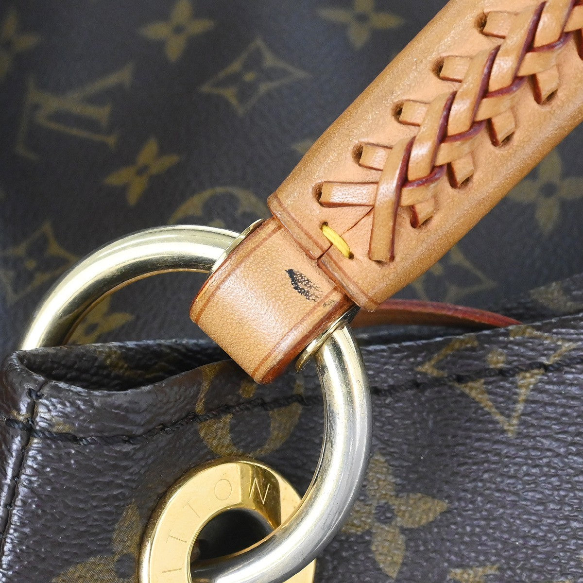 Louis Vuitton Artsy Monogram Canvas Brown Canvas Handbag (Pre-Owned)