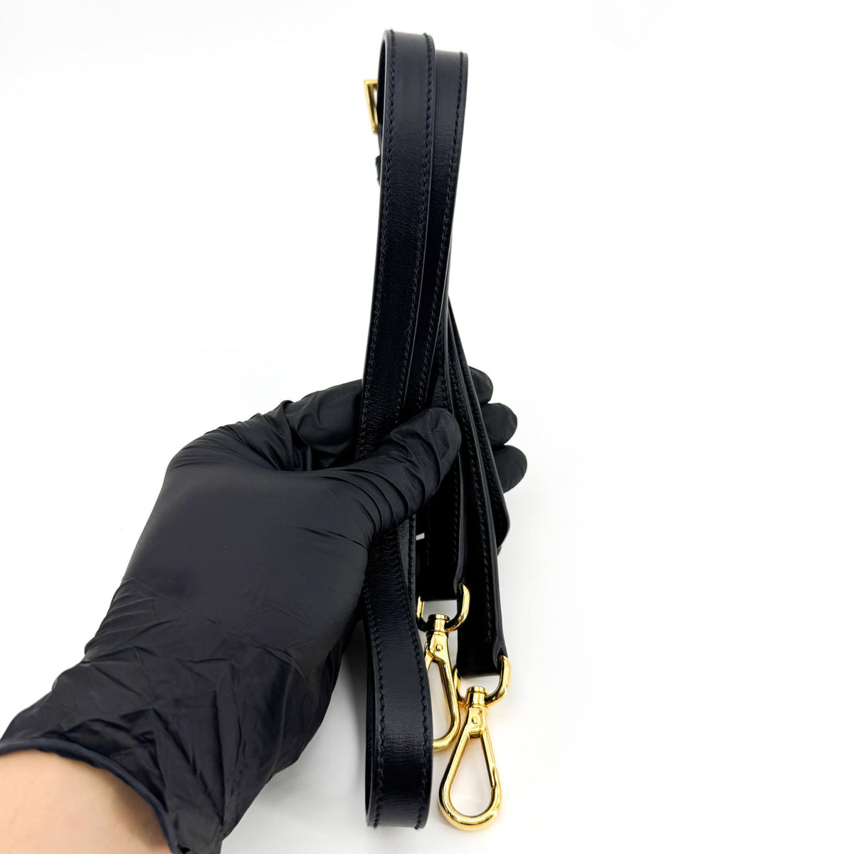 Prada Saffiano Tote Leather Black Leather Tote Bag Bag (Pre-Owned)