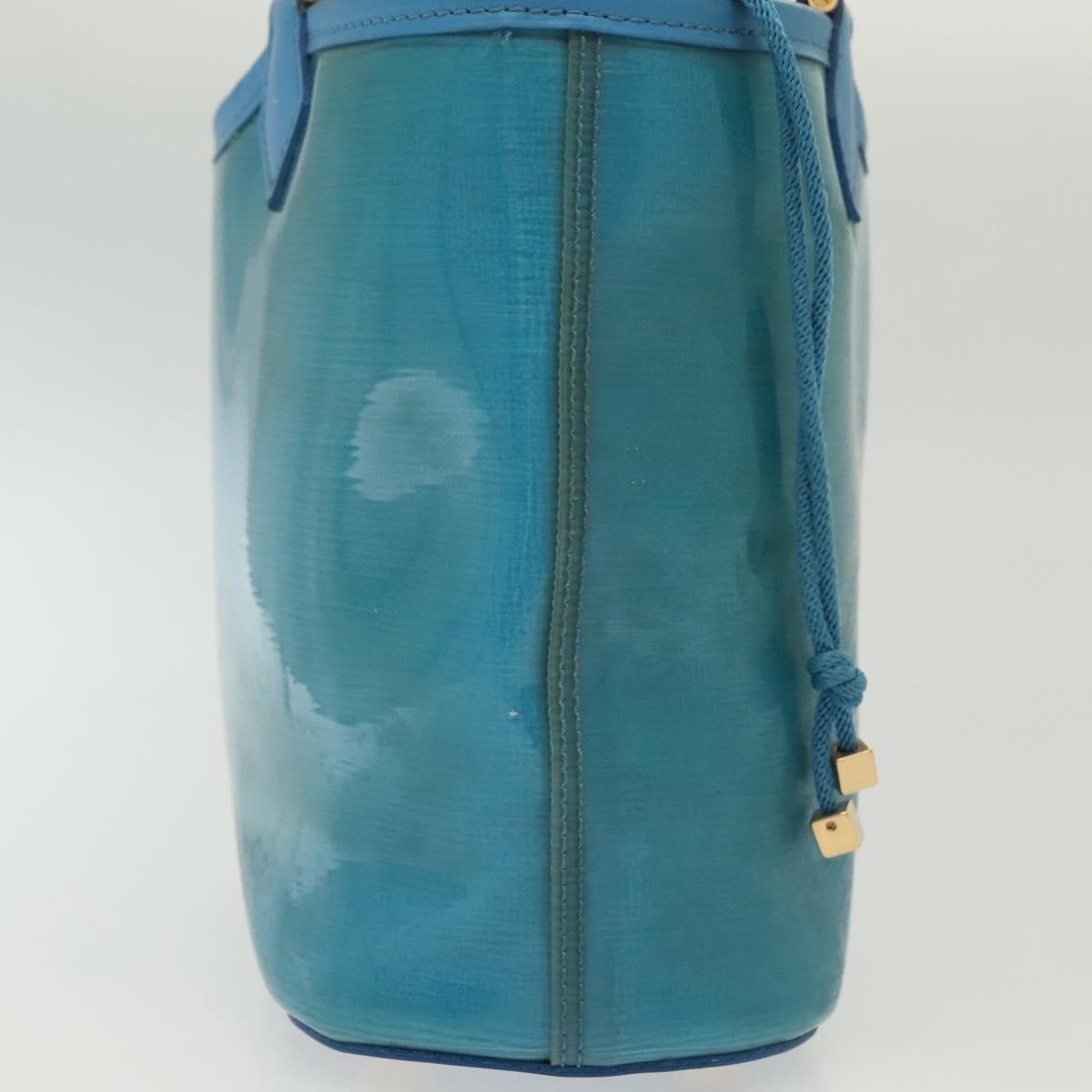 Louis Vuitton Plage Lagoon Bay Vinyl Epi Leather Blue Leather Bag (Pre-Owned)