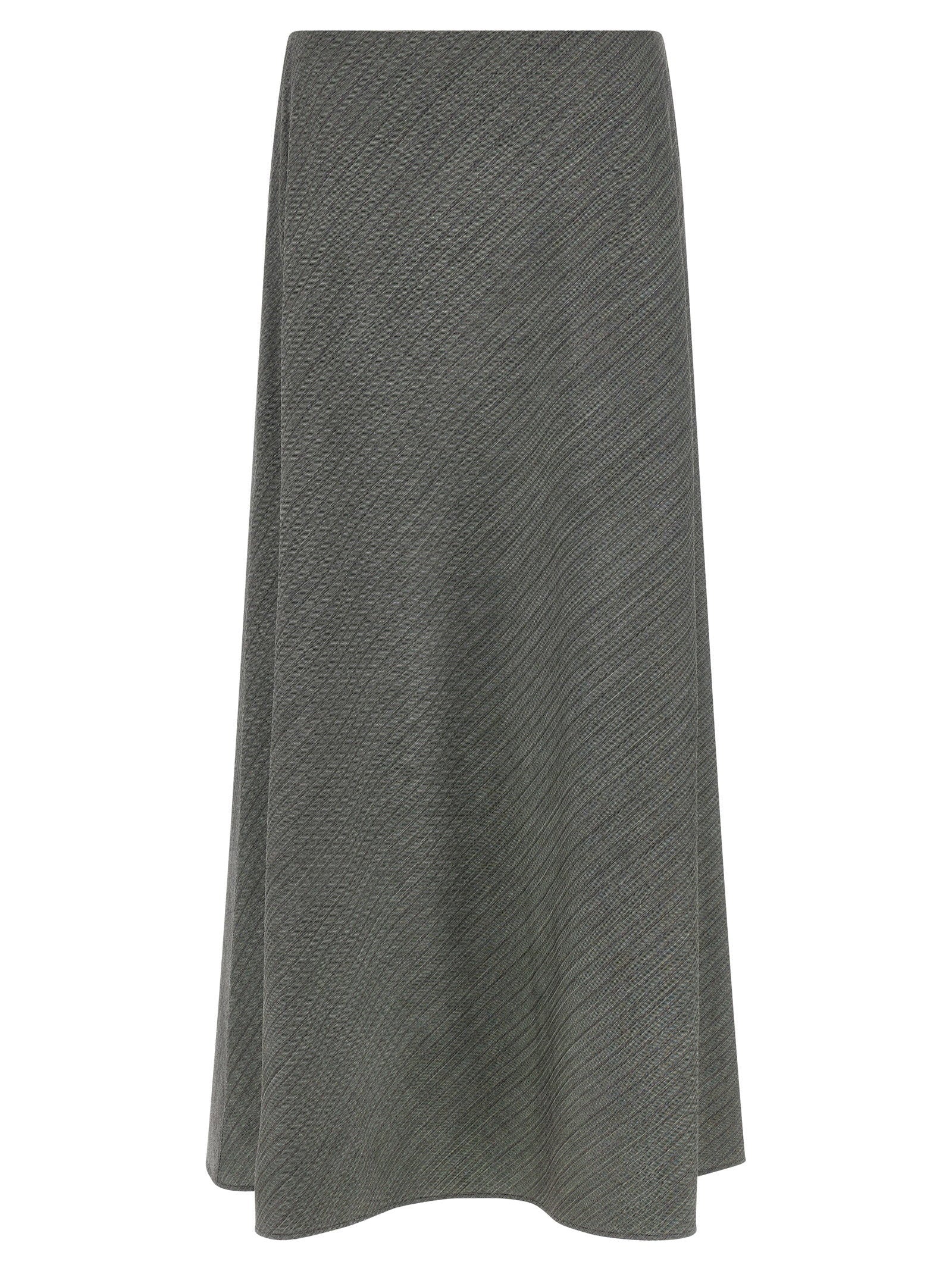Alberta Ferretti Women's Bell Chevron Skirt