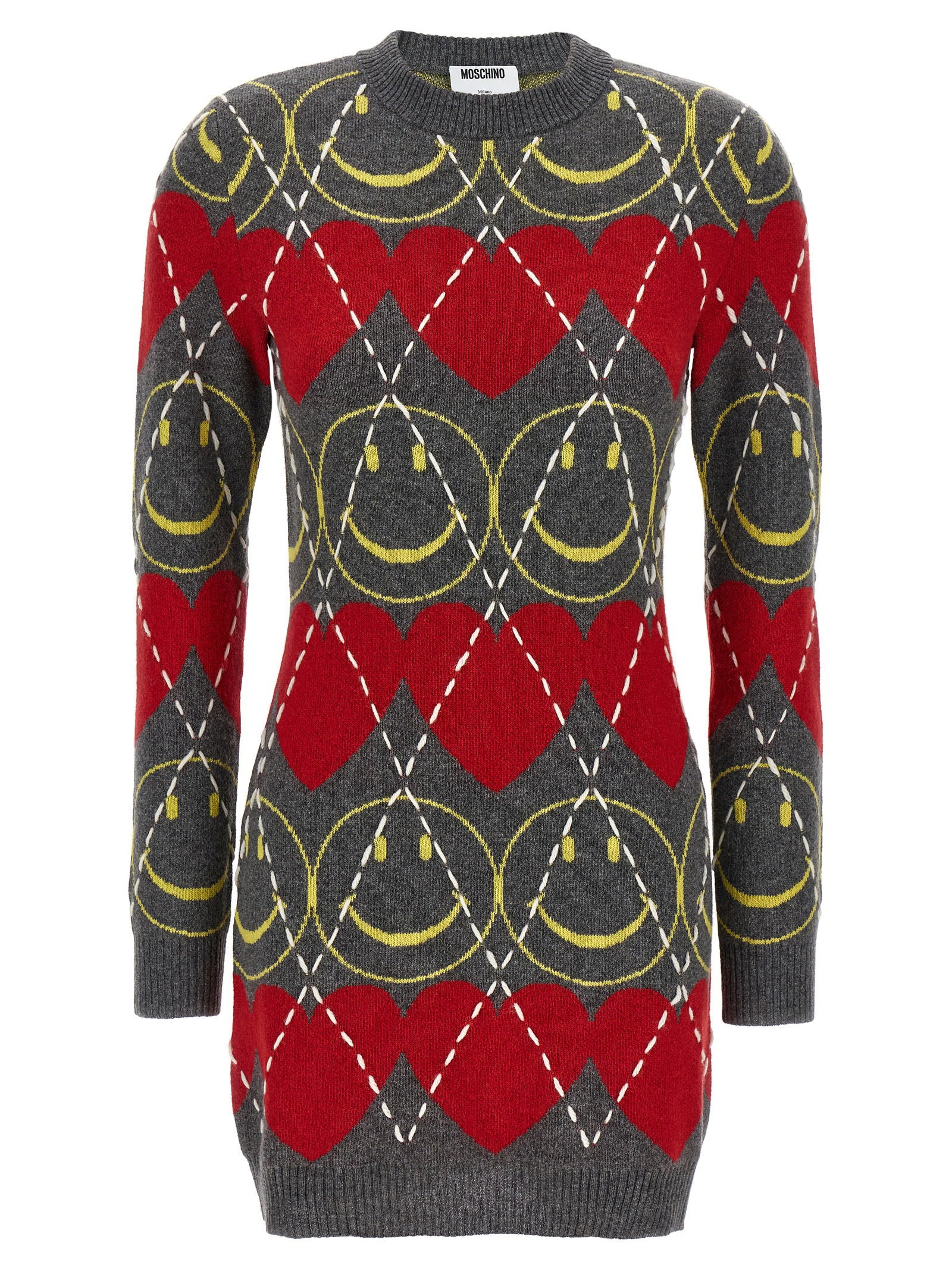 Moschino Women's Smiley® Wool Dress