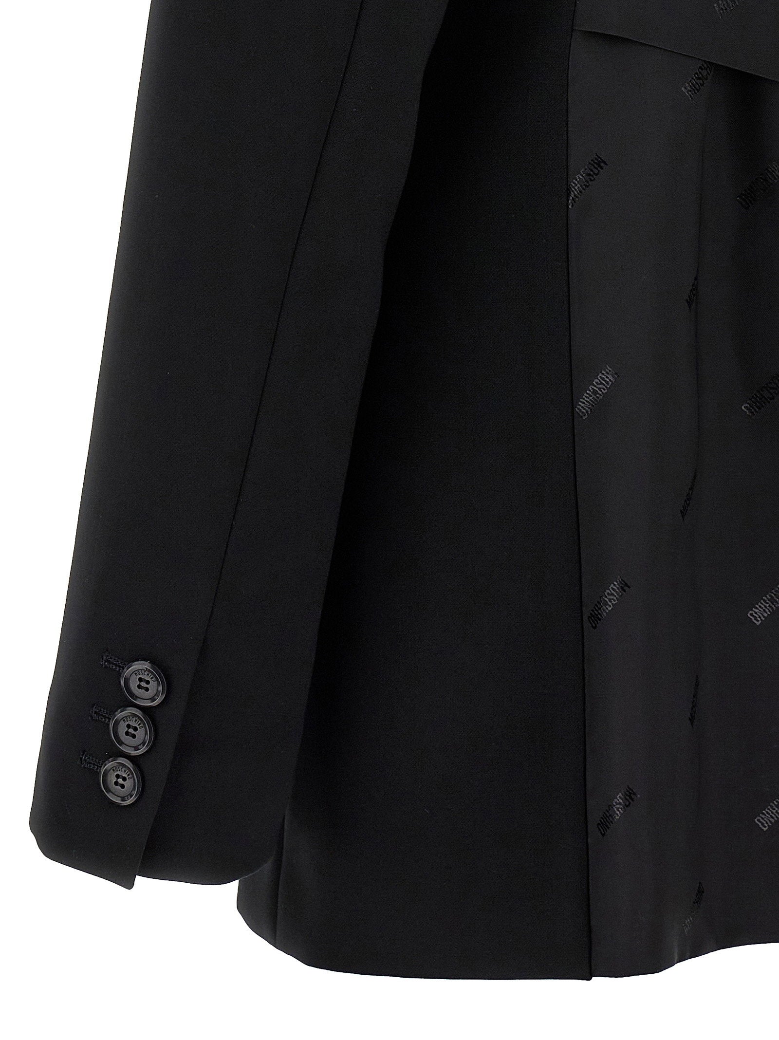 Moschino Women's Single-Breasted Martingale Blazer